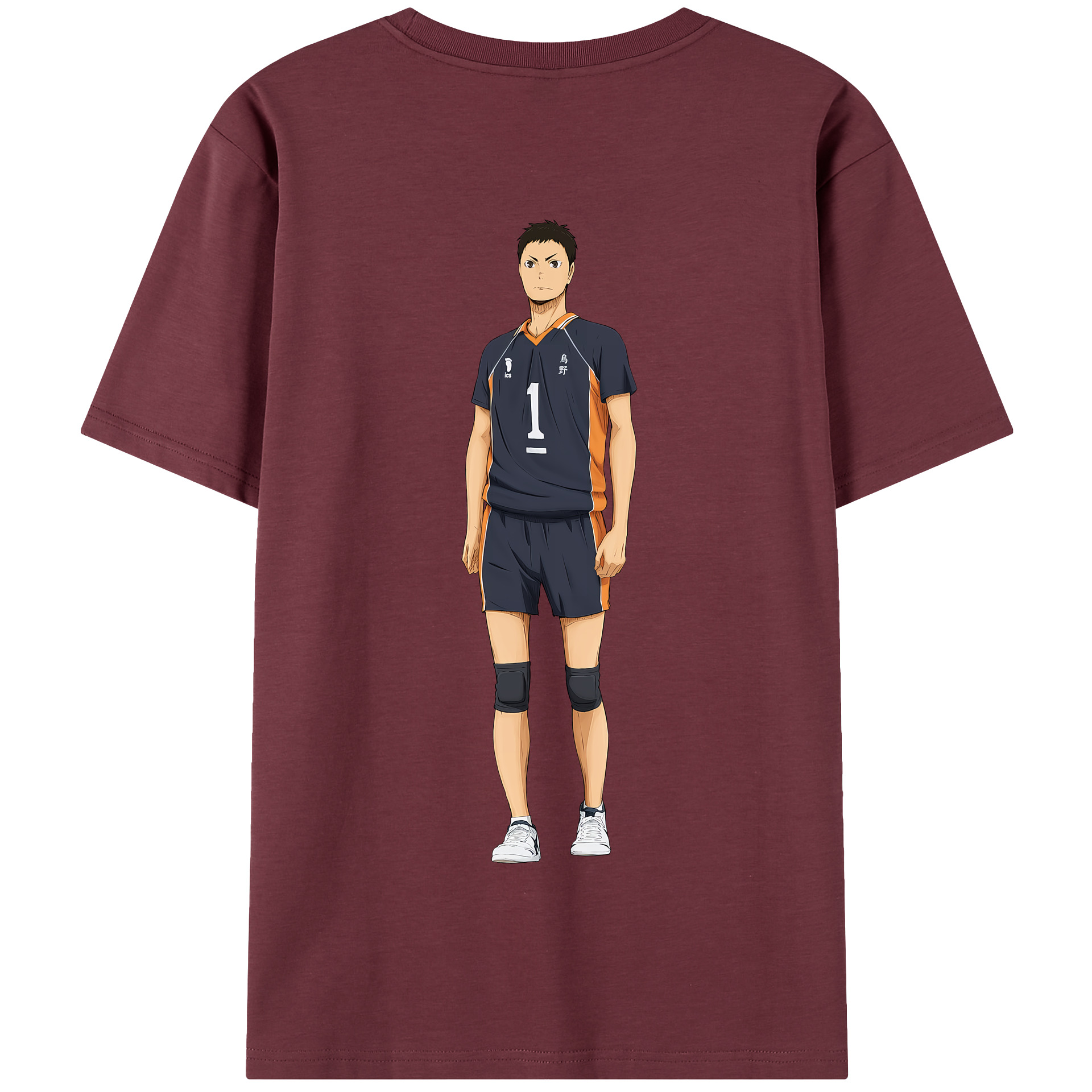 （画像用） ハイキュー!! Haikyu!! 綿100％半袖Tシャツ（背面プリント）